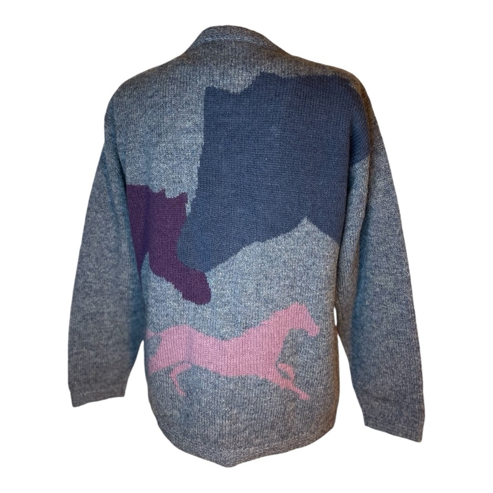 Vintage | Aston Fine Knitwear Horse Cardigan - Picture 2 of 8